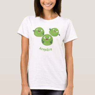 T-shirt Funny Brussels sprouts légumes caricature