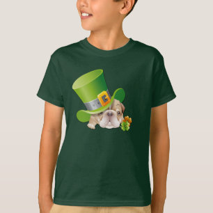 T-shirt Funny Bulldog Leprechaun St.Patrick's Day