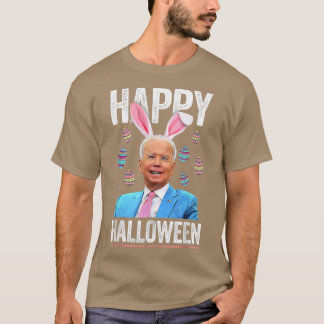 T-shirt Funny Bunny Eggs Biden Happy Halloween Day For Eas