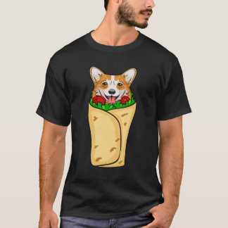 T-shirt Funny Burrito Corgi Chien Mexique Sombrero Fiesta8