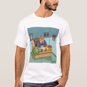 T-shirt Funny Business Kitty avec boîte à litière d'entrée