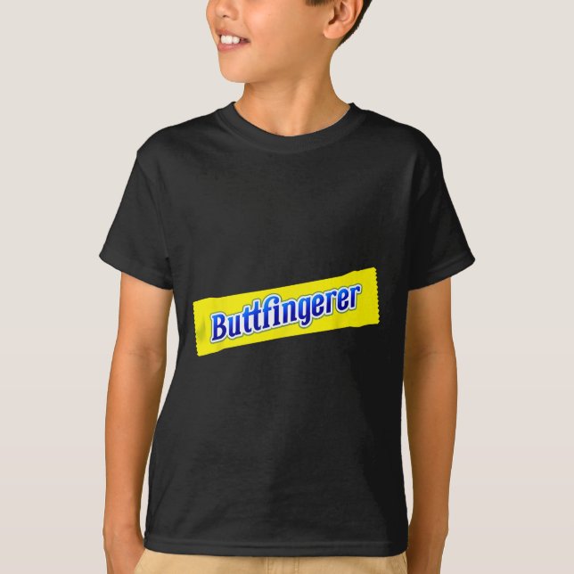 T-shirt Funny Buttfingerer Inappropriate Offensive Adult D (Devant)