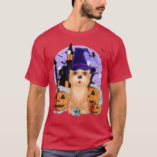 T-shirt Funny Cairn Terrier Chien Halloween sorcier Citrou