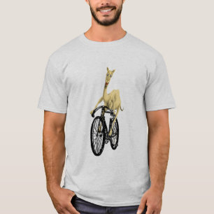 T-shirt Funny Camel à vélo noir, pour les amateurs de dése