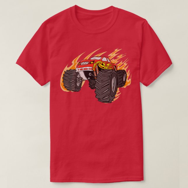 T-shirt Funny Camion Monster (Design devant)