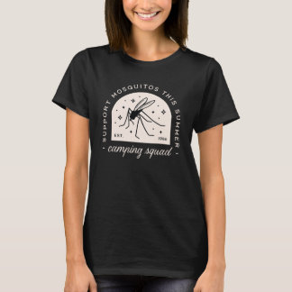 T-shirt Funny camping mosquito summer camp insect