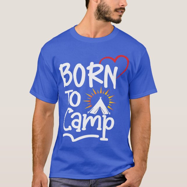 T-shirt Funny camping shirt funny camping camping tee camp (Devant)
