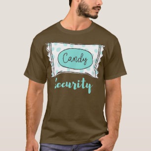 T-shirt Funny Candy Sécurité Halloween Sweet Costume