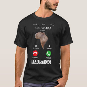 T-shirt Funny Capibara Rodent Capybara Appelle Animal L