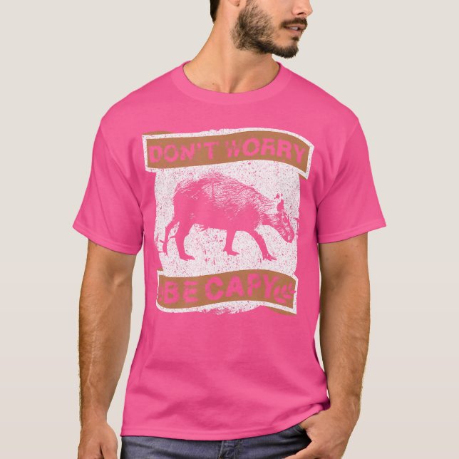 T-shirt Funny Capybara (Devant)