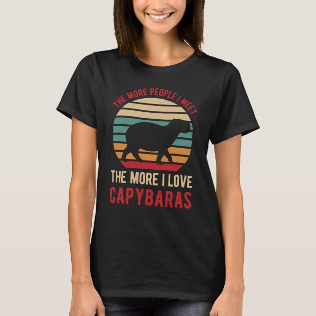 T-shirt Funny Capybara (Devant)