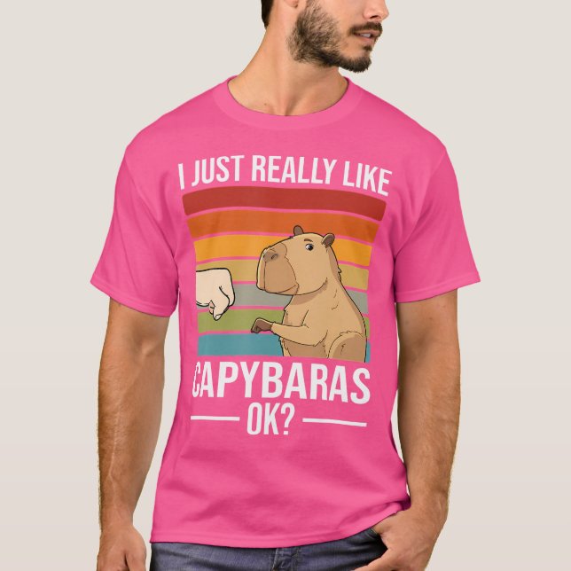 T-shirt Funny Capybara (Devant)