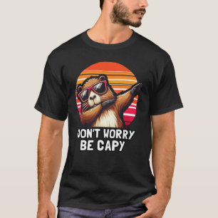 T-shirt Funny Capybara ne t'inquiète pas d'être capable