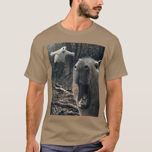 T-shirt Funny Capybara retro (Devant)