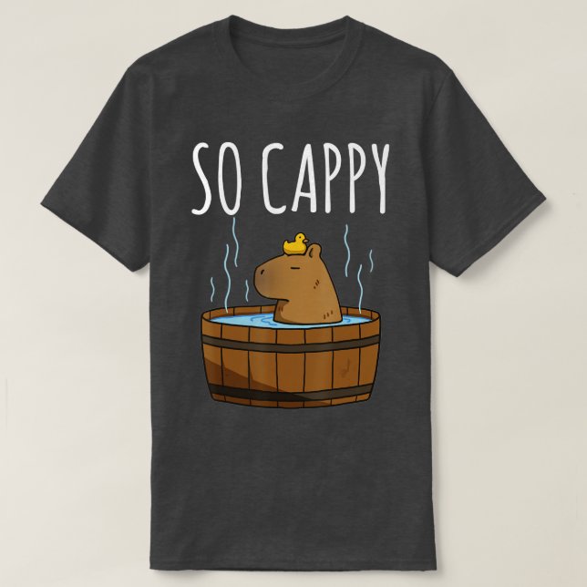 T-shirt Funny Capybara Rodent Ne t'inquiète Pas Capy Retro (Design devant)