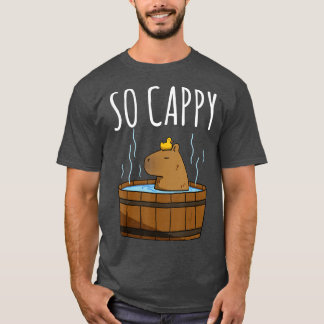 T-shirt Funny Capybara Rodent Ne t'inquiète Pas Capy Retro