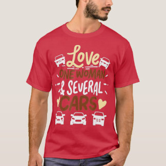 T-shirt Funny Car Guy CadeauxAimez une femme voiture de sé