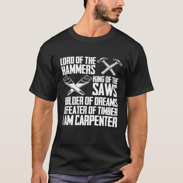 T-shirt Funny Carpenter I Am Carpenter - Noël Cadeau Pr (Devant)