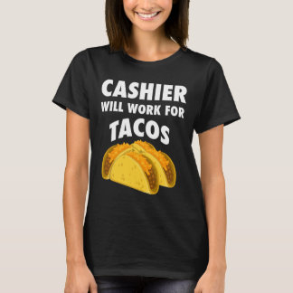 T-shirt Funny Cashier Tee - shirt cadeau