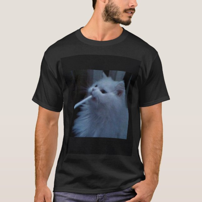 T-SHIRT FUNNY CAT (Devant)