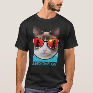 T-shirt Funny Cat Face