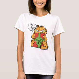 T-shirt funny cat on christmas