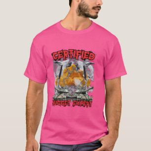 T-shirt Funny Certifié Poulet Nugget Bootleg Hardcore Fl