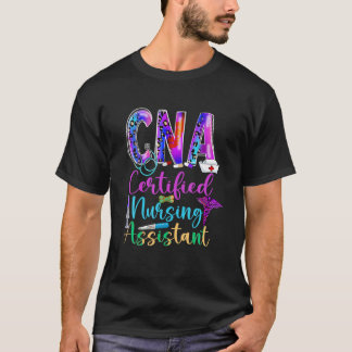 T-shirt Funny Certified Nurtified Assistant CNA Squad Femm