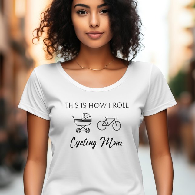 T-shirt Funny C'est comme ça que je roule pour le vélo cad (Créateur téléchargé)