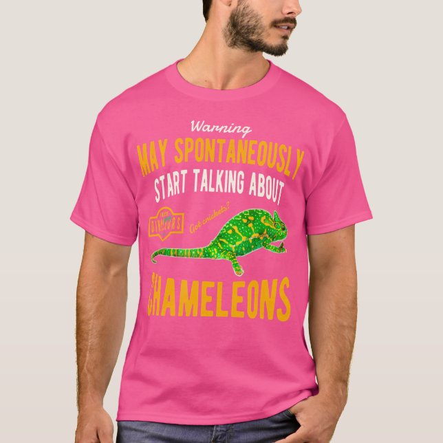 T-shirt Funny Chameleon (Devant)