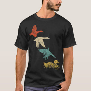T-shirt Funny Chasse au canard Retro cool Vintage amoureux