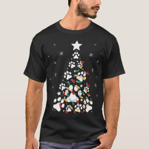 T-shirt Funny Chat Arbre de Noël