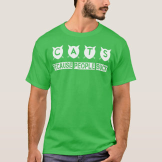T-shirt Funny Chats Design Amoureux des chats Chats Gens F