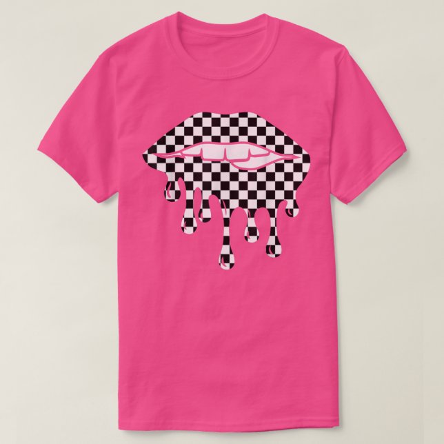 T-shirt Funny Checkerboard  (Design devant)