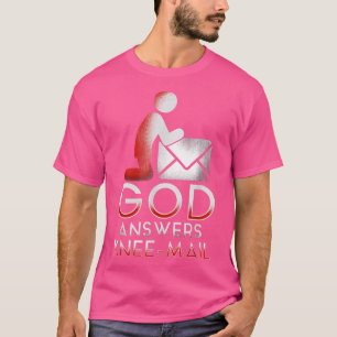 T-shirt Funny Chemise de prière chrétienne chemise Dieu ré