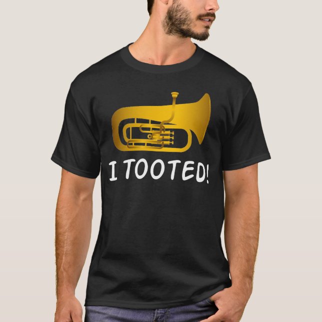 T-shirt Funny Chemise Tuba - Cadeaux Tuba - Je Toilai (Devant)