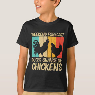 T-shirt Funny Chicken Design For Men Women Farm Farmer Chi