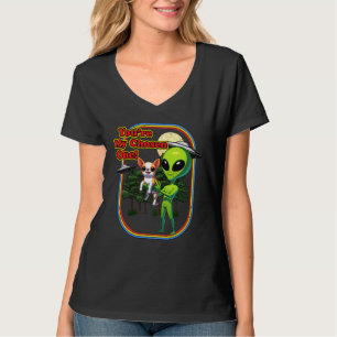 T-shirt Funny Chihuahua Alien Vous êtes choisi un OVNI Hom