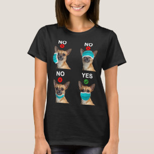 T-shirt Funny Chihuahua Chien Quarantiné Chien Comment Por