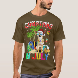 T-shirt Funny Chihuahua in Santa Hat Lunettes de soleil No