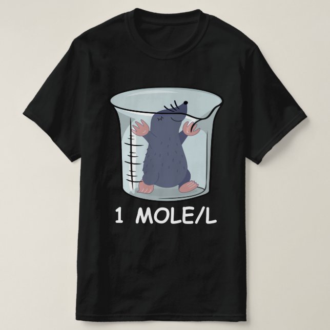 T-shirt Funny Chimie Étudiants Enseignants Sciences Mole (Design devant)