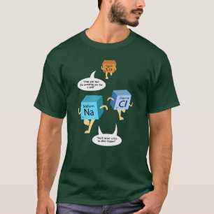 T-shirt Funny Chimie Jeu de table périodique