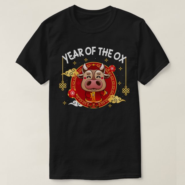 T-shirt Funny Chinese Zodiac Année Du O 2021 Bonne Nouvell (Design devant)