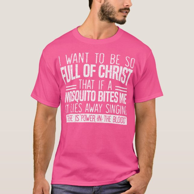 T-shirt Funny Christian Religious Servant of God Faithful (Devant)