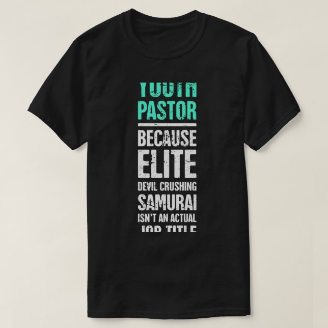 T-shirt Funny Christian Youth Pastor Définition (Design devant)