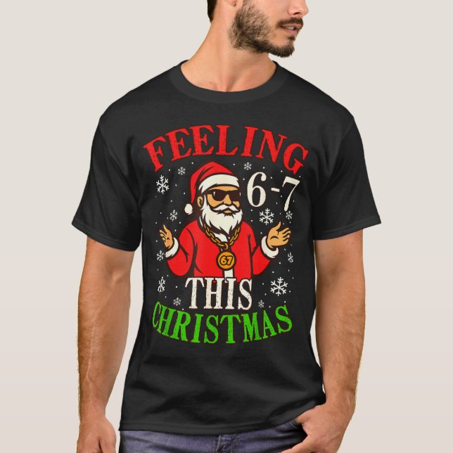 T-shirt Funny Christmas 6-7 67 Six Seven Christmas Kids Te (Devant)