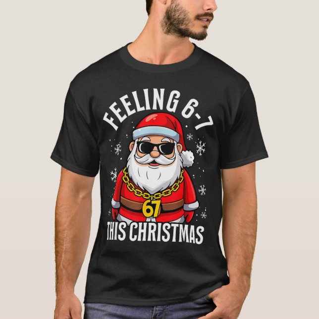 T-shirt Funny Christmas 6-7 67 Six Seven Christmas Kids Te (Devant)