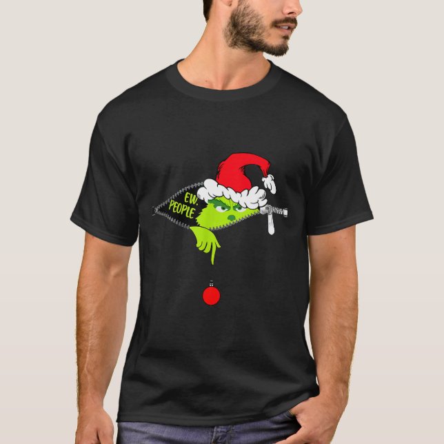 T-shirt Funny Christmas Ew People Men Women Kid Boys Girls (Devant)