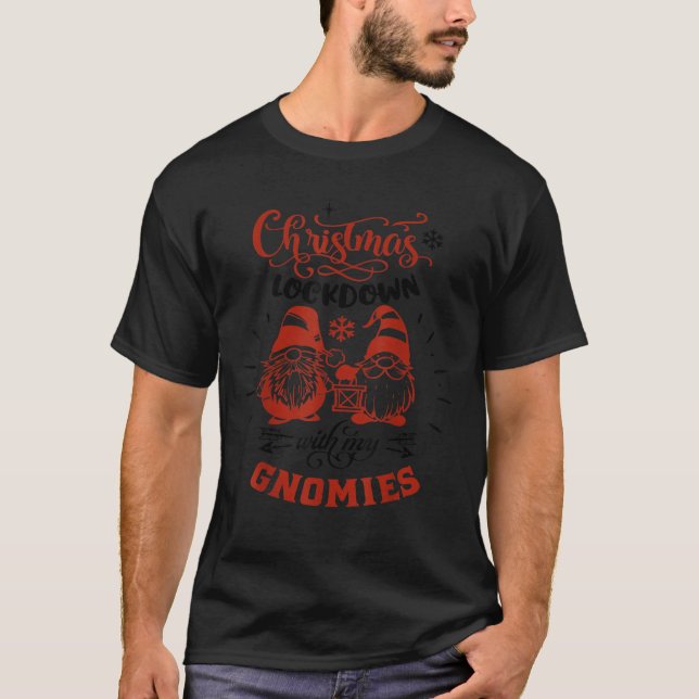 T-shirt Funny Christmas Gnome Cute Kids Girls Boys Women G (Devant)