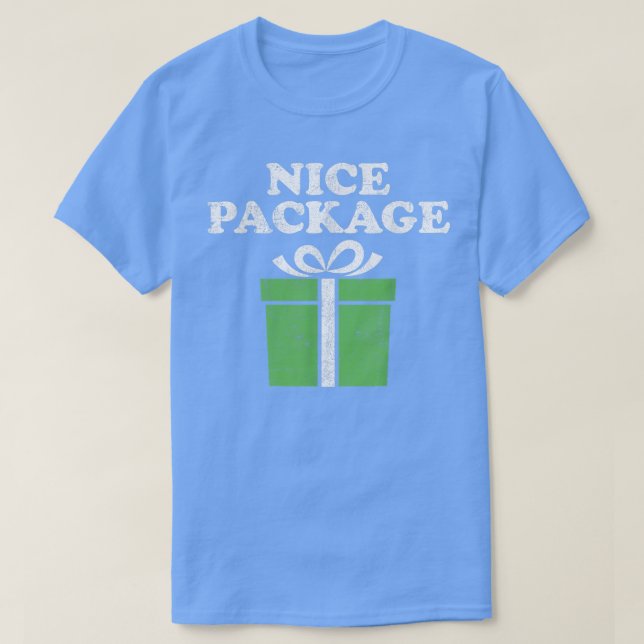 T-shirt Funny Christmas Nice Package (Design devant)
